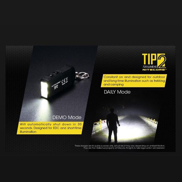 Senter Nitecore Tip 2 720 Lumens #Gratisongkir