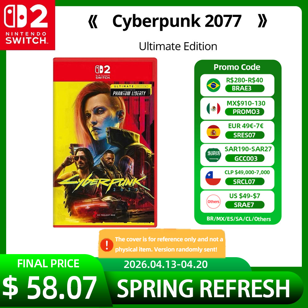 Switch 2 Cyberpunk 2077 Ultimate Edition Games Deals 100% Official Physical Game Card