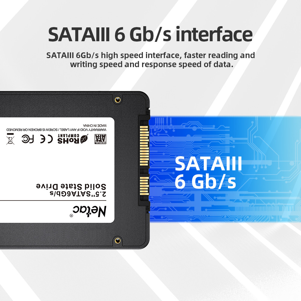 Netac SSD 240 gb 2.5 hdd ssd SATAIII SSD 1tb 256gb 480gb 512gb 960gb 2tb Hard Drive Internal Solid