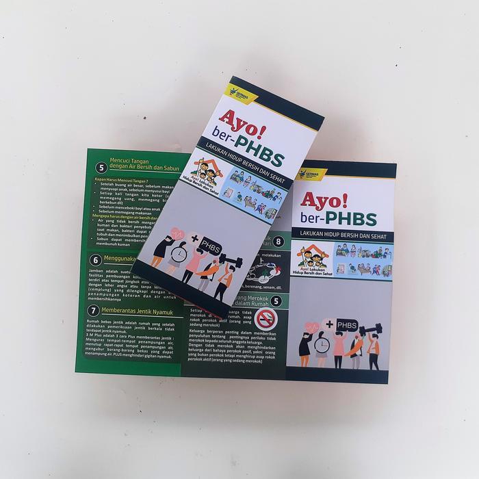 Leaflet / Brosur STBM dan PHBS Rumah Tangga