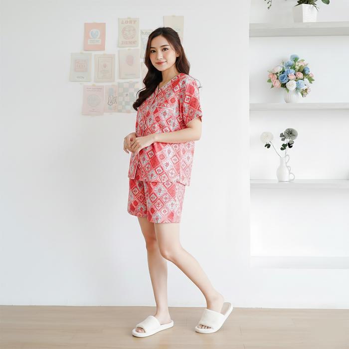 TERBARU GREET NIGHT WEAR - Baju Tidur Katun Jepang Model : K-876 / H Oblong