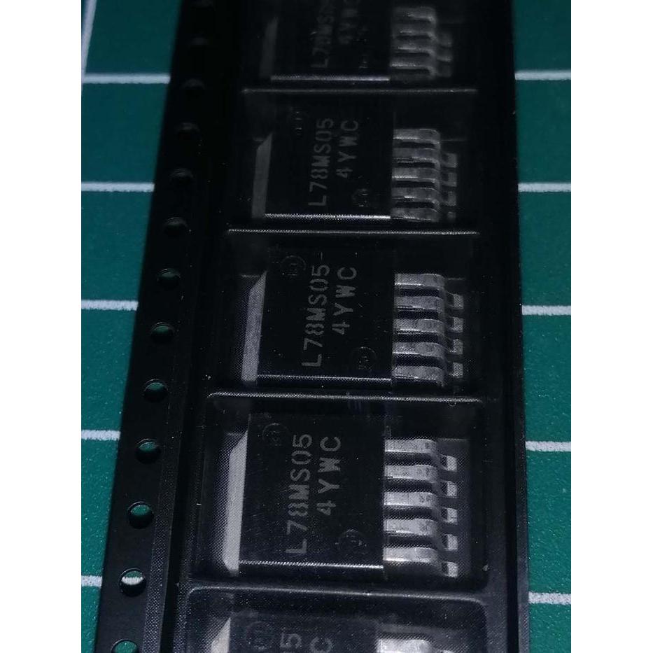 FREE ONGKIR ORIGINAL L 78MS05 L78MS05 IC REGULATOR ECU CAR 5V 0.5A TO-263 BISA COD