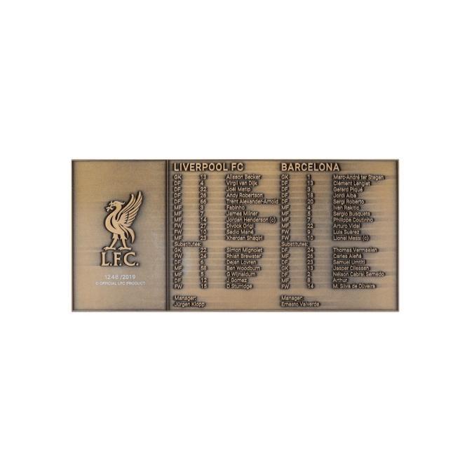 KOMPLIT Liverpool FC 4 - 0 Barcelona Ticket - Official LFC Accessories Collectible Tiket