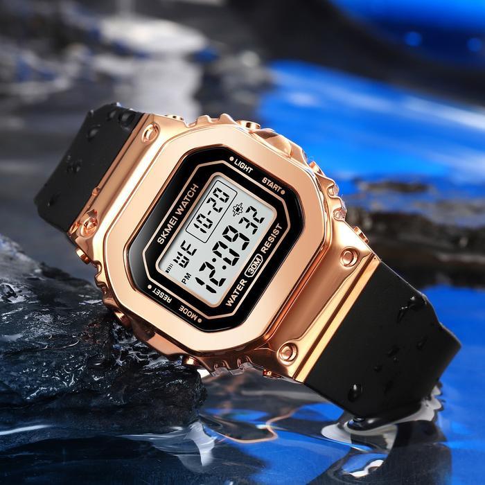 Jam Tangan Wanita Pria Digital EL Backlight Sport Watch SKMEI 1796