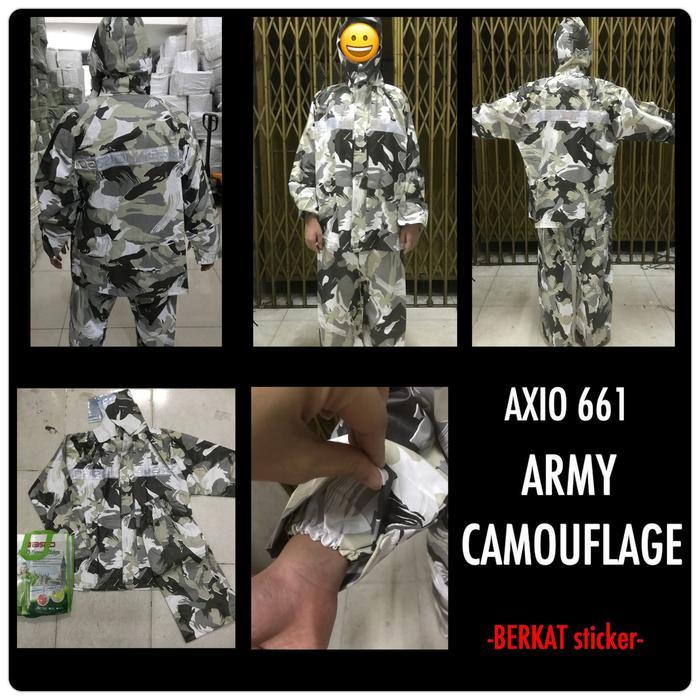 PROMO! ORIGINAL AXIO EUROPE 661 FULL PRESS ANTI REMBES Jas Hujan Jaket Celana BISA GRAB!