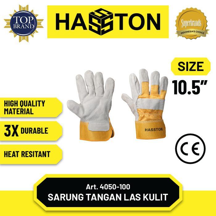 Hasston Sarung Tangan Kombinasi 10.5 / Safety Gloves (4050-100) *