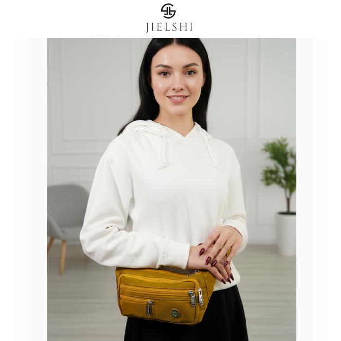 NEW PORODUK JIELSHI MELVA ZT-002# - WAIST BAG TAS PINGGANG SELEMPANG WANITA PRIA TERBARU BAHAN ANTI