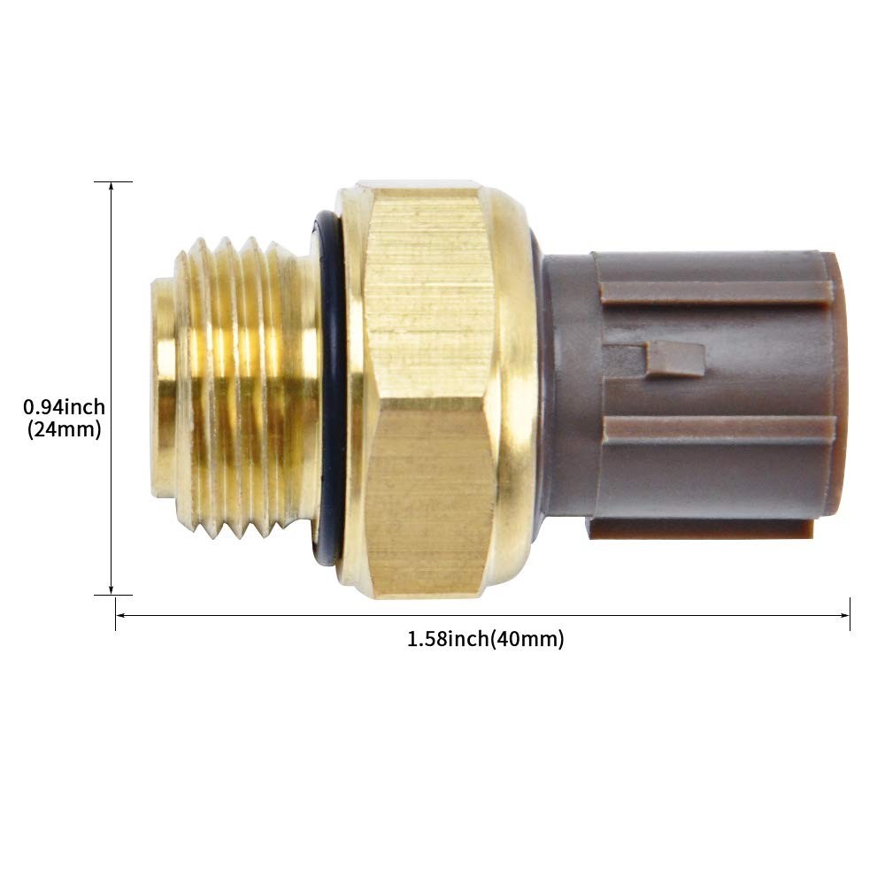 2PCS 37760-P00-003 COOLANT TEMPERATURE SENSOR SWITCH 37760-P00-004 FOR HONDA