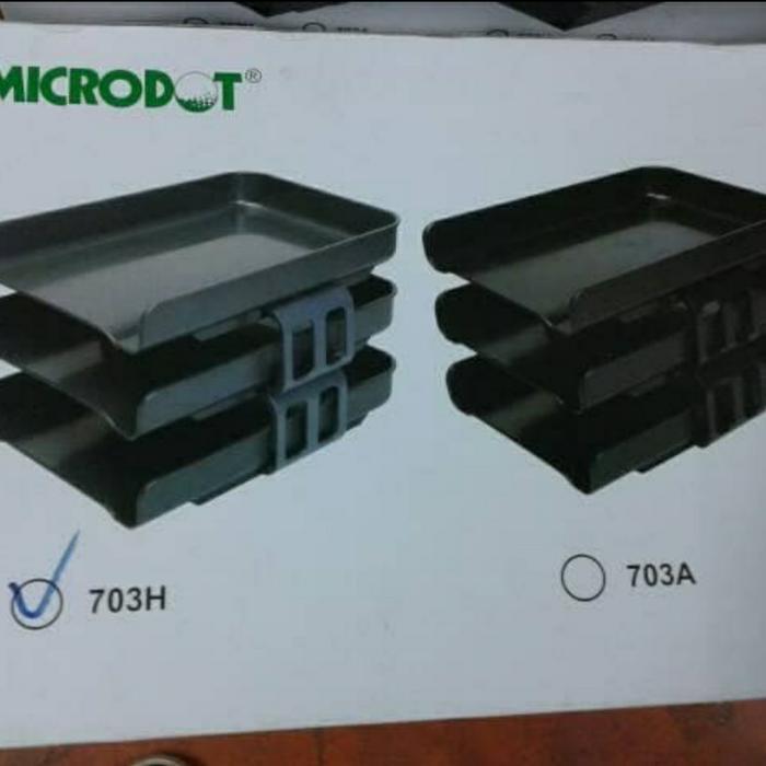 Microdot. Executive Tray 703H. Rak Buku,Dokumen Dan Berkas. - Hitam