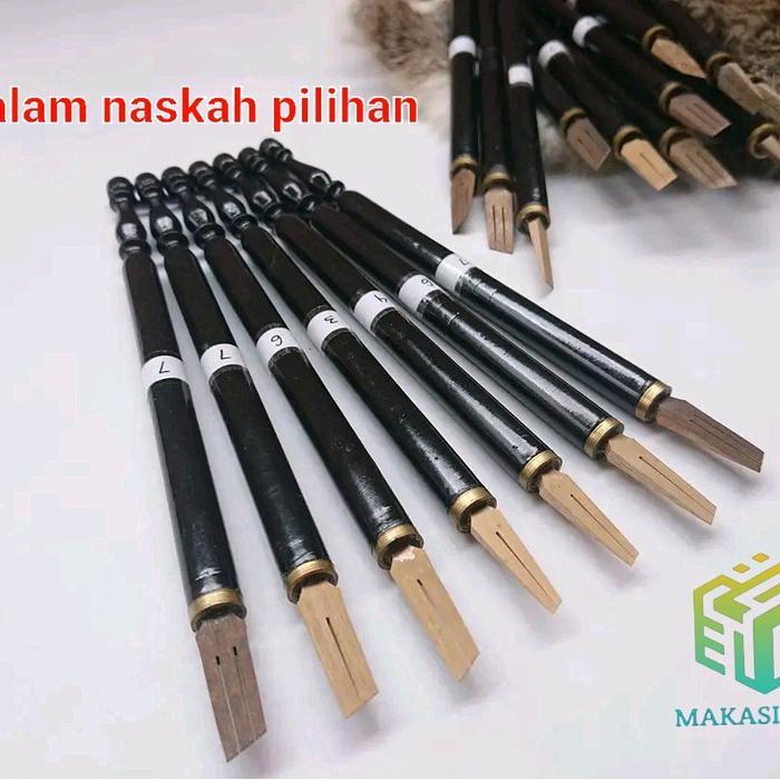 SET KALAM NASKAH, KALAM KALIGRAFI NASKAH, KALAM KALIGRAFI PAKE TINTA BUKAN CAT