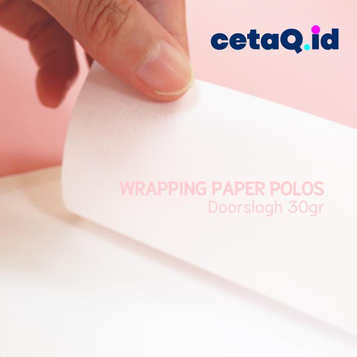 Wrapping Paper Polos / Kertas Bungkus Polos / Kertas Packing Online Shop / Wrapping Paper Custom /