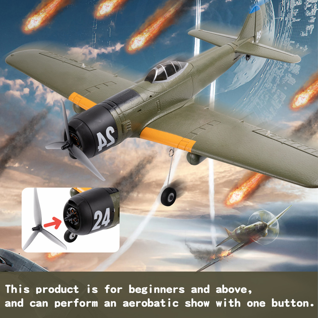 Ki-84 Fixed wing aircraft Brushless motor RC Airplane glider