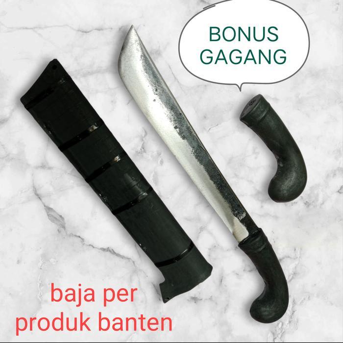 Terbaru Golok Baja Asli Super Tajam Dan Kuat Produk Banten - Bonus Gagang