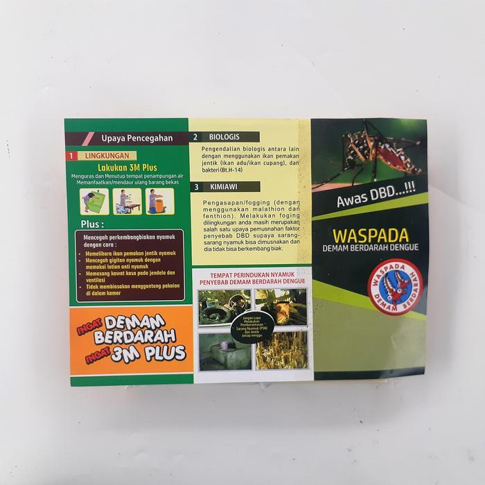 Leaflet / Brosur DBD Demam Berdarah