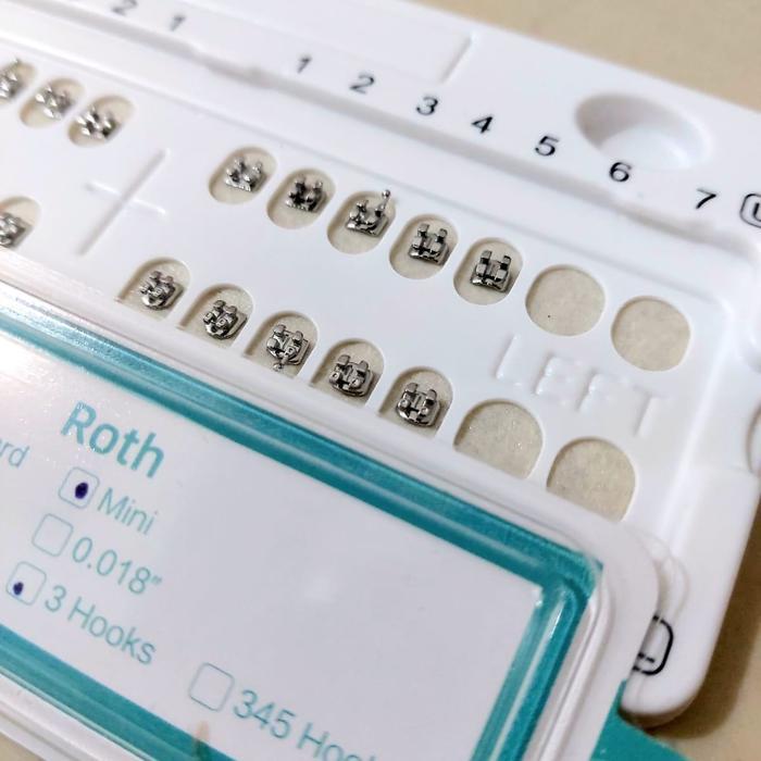 Braket Comfort 10 Set Mini Roth Slot 022 / Bracket / Behel Gigi