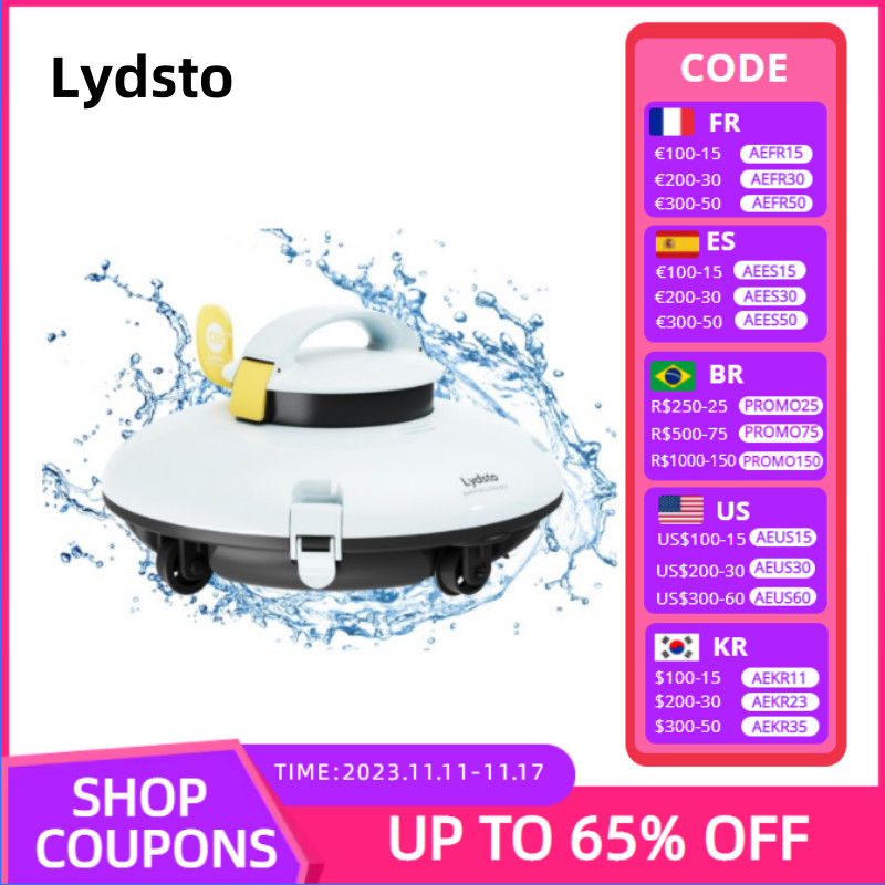 Lydsto Cordless Robotic Pool Cleaner Automatic Swimming Pool Vacuum Cleaner wireless robot vacuum cl