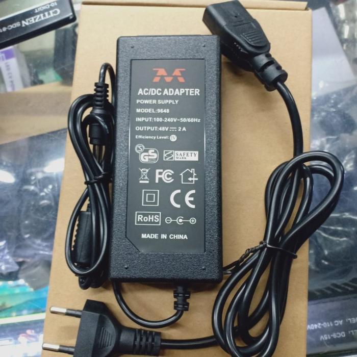 TERLARIS AC DC Adaptor 48V 2A / 48V 2.0A