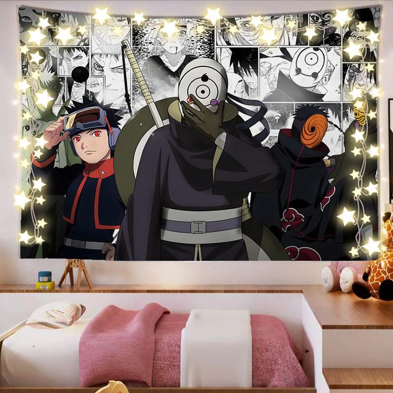 [Naruto] Kain Tenun Anime Populer, Hiasan Dinding 2D untuk Dekorasi Kamar Asrama & Samping Tempat Ti