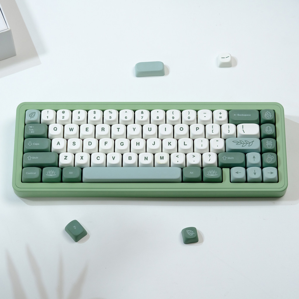 MOA Profile Keycap GMK Botanical Keycaps PBT Dye Sublimation KeyCap For MX Mechanical Keyboard