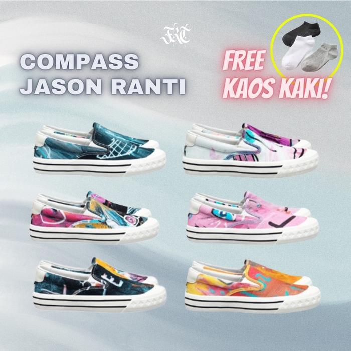 Sepatu Compass x Jason Ranti Slip On