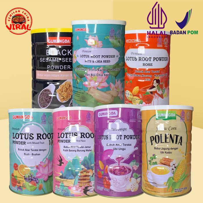 HalalBpomLotus Root Powder/Ou Fen / Bubuk Akar Teratai/ 500G Termurah