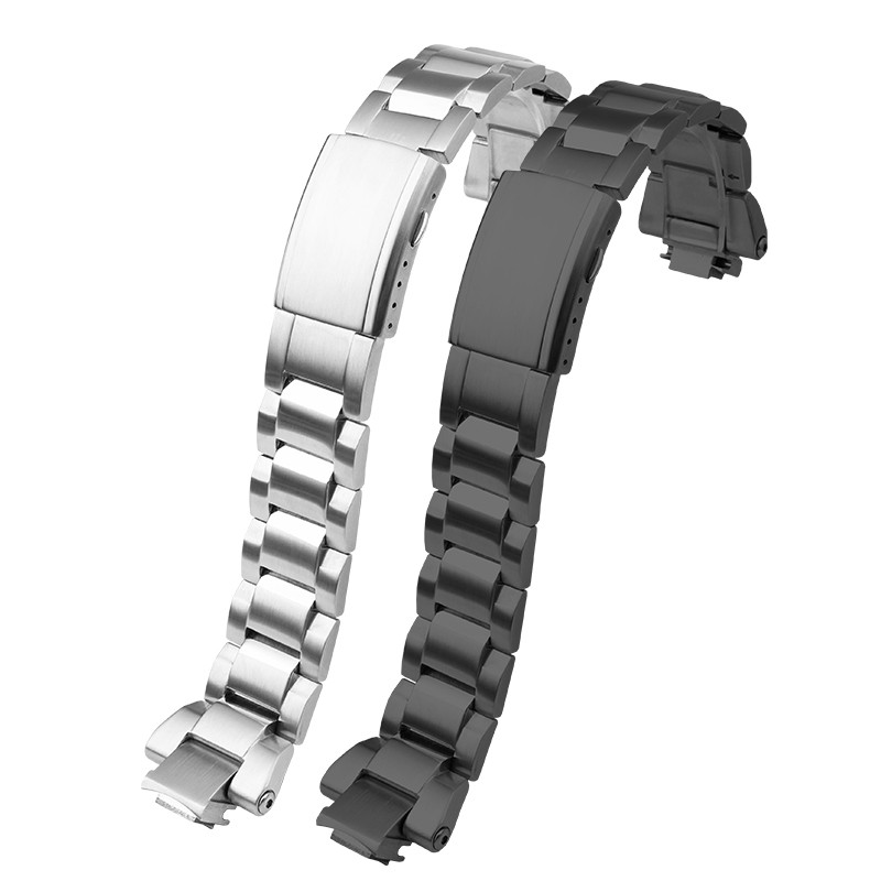 GST-B400 Convex solid stainless steel watch strap For Casio watchband G-SHOCK GST-B400 men Metal