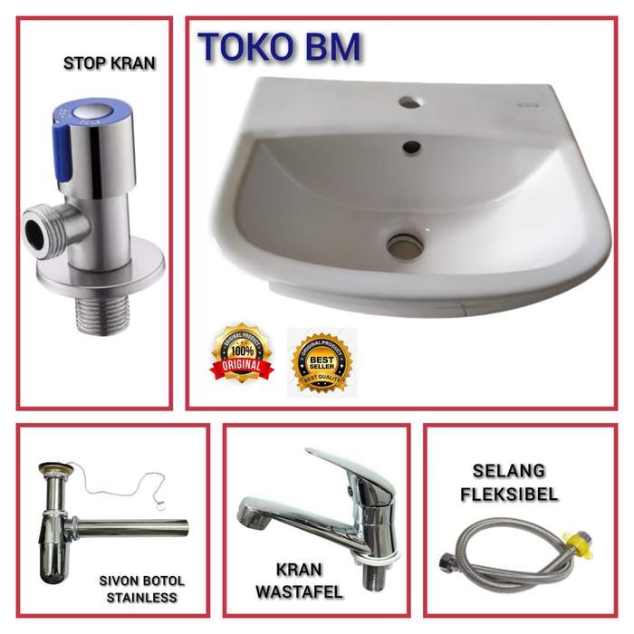 wastafel cuci tangan model toto/wastafel exclusive oulu w288