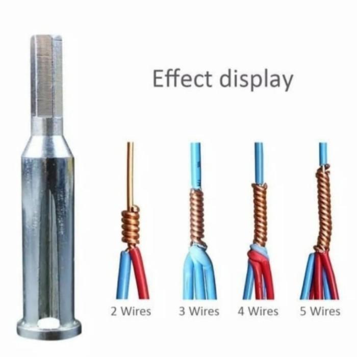 Alat Penyambung Lilit Kabel Listrik Drill Conector Pemutar Kabel Kawat #Gratisongkir