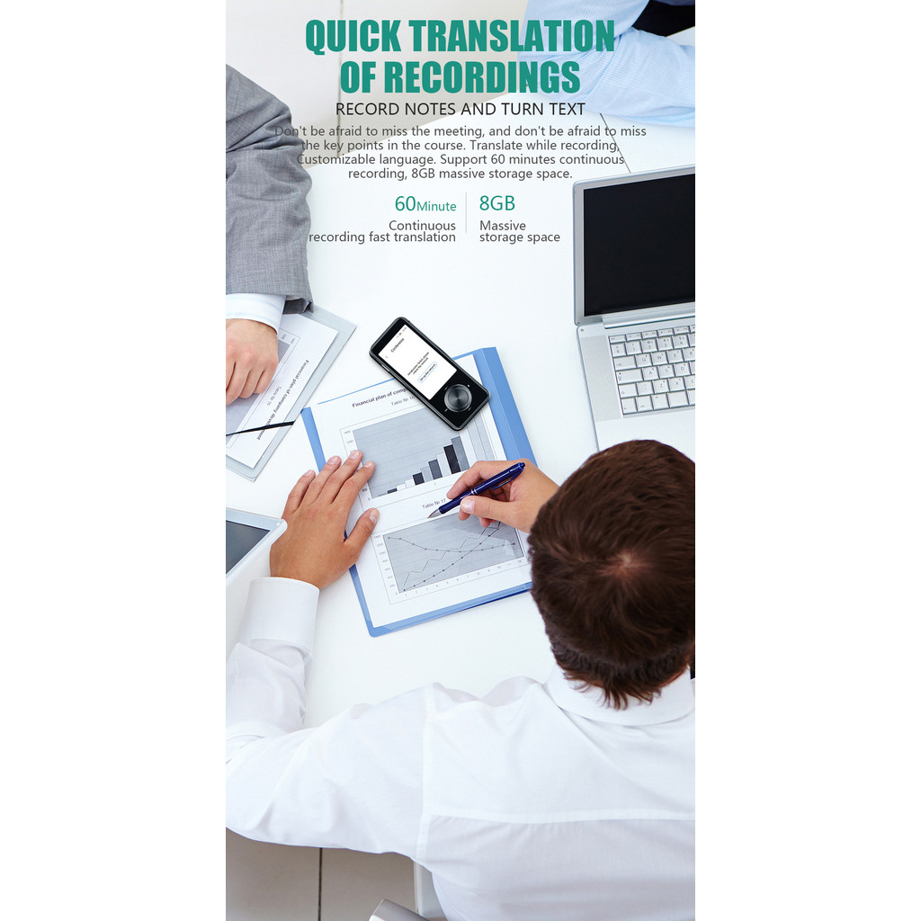 Translator Device 137 Languages M9 Intelligent Translator Real-time Voice Recording Text Translate