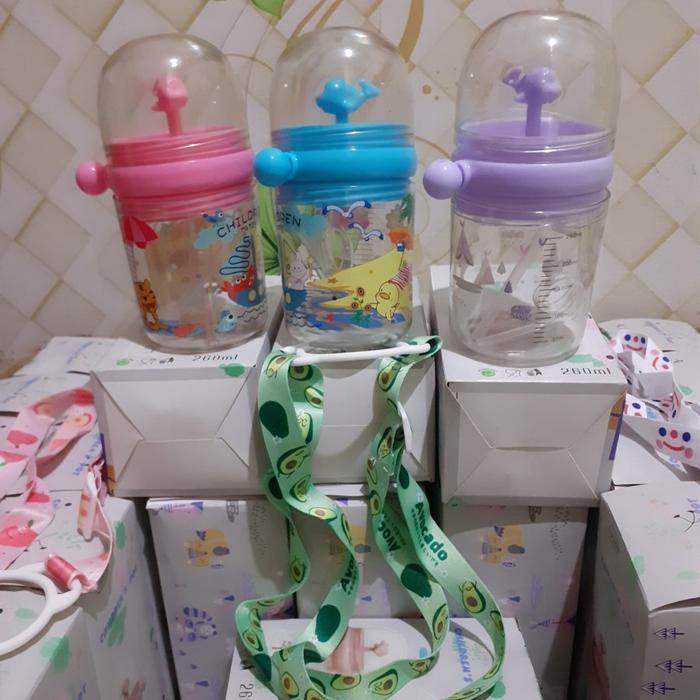 Botol Minum Anak Air Mancur Ikan Paus Lumba-Lumba ADA TALI ADA DUS