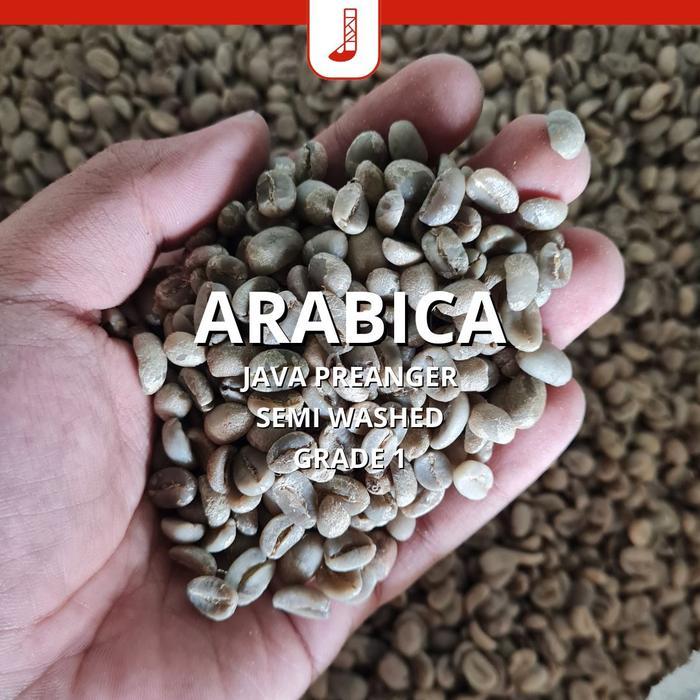 Kopi Java Preanger Arabika Semiwash Grade 1 - Green Bean - 1 KG