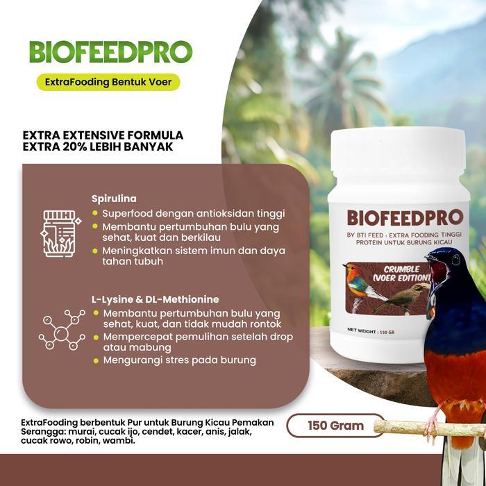 [Extra 20% Bundle] Paket Juara Gantangan Extrafooding Crumble Voer Dan Voer Spirulina Untuk Murai