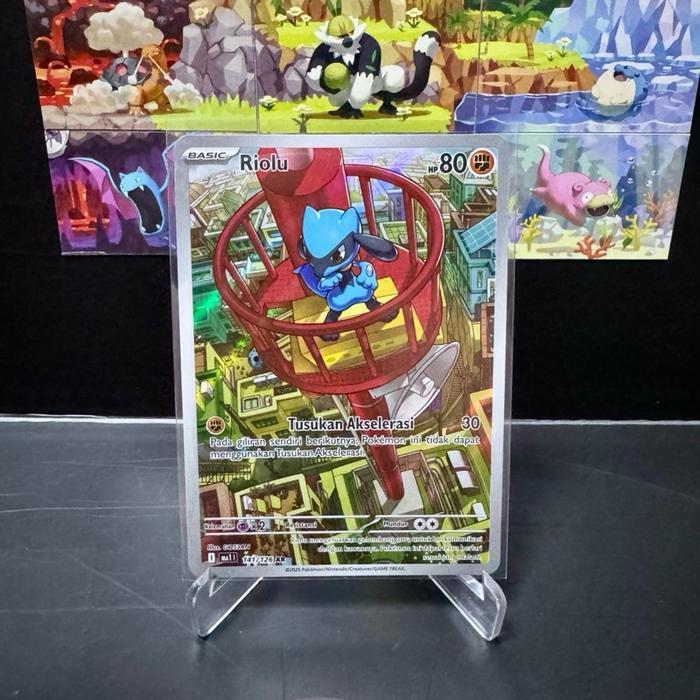 Riolu 141/126 AR Evolusi Mega MA1 - Kartu Pokemon TCG Indonesia