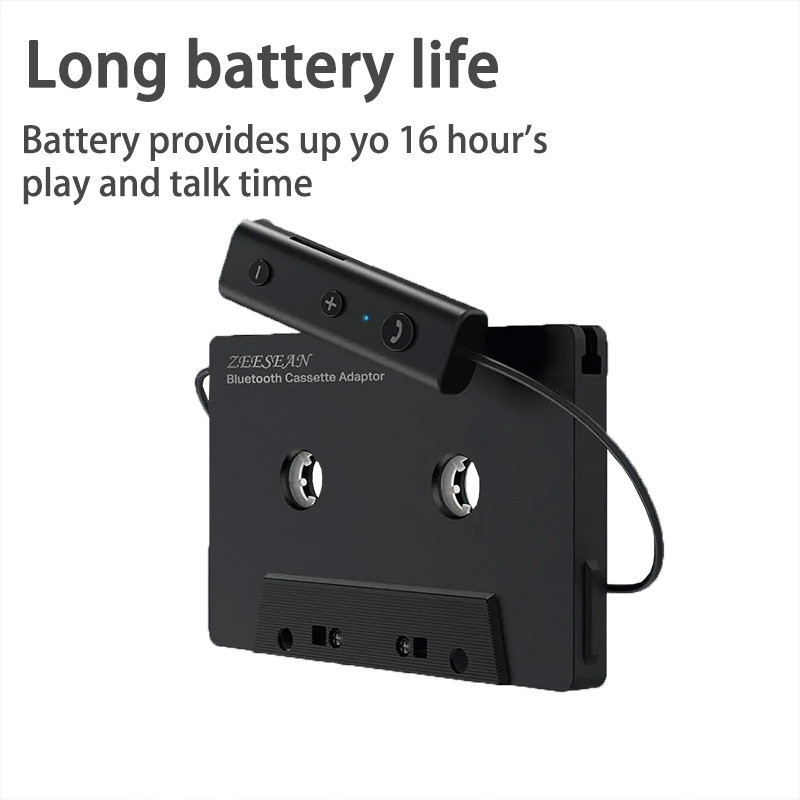 Car Bluetooth 5.1 Box Adapter Supports TF Card, Car Audio Bluetooth Receiver, Car Tape Player