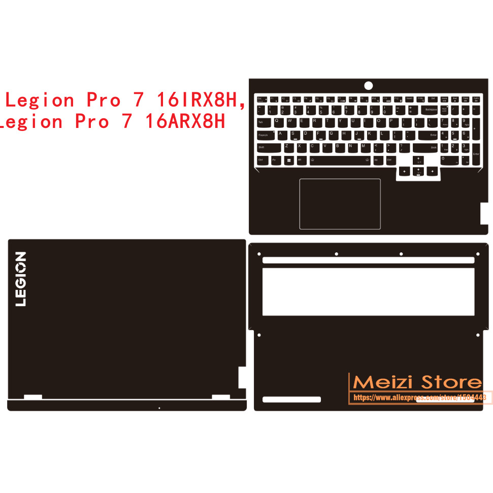 Pre Cut Laptop Vinyl Decal Cover Sticker Skin For Lenovo Legion 5 7 9 Legion Pro 7 Slim 7 16IRX9