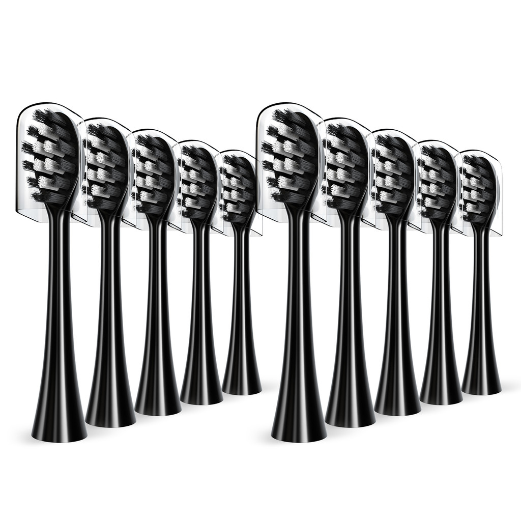Replacement Toothbrush Heads Compatible with Gleem Electric Toothbrush, W Shape Design Planted with 