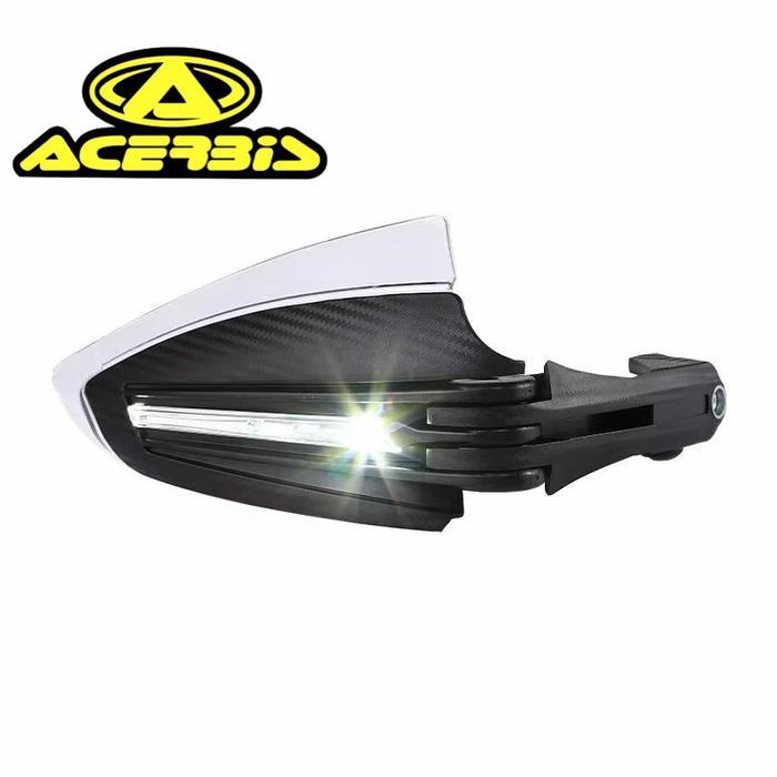 Handguard Pelindung Tangan Plus Lampu Senja Malam Acerbis Supermoto Trail Bisa Diadjustable Nmax Pcx
