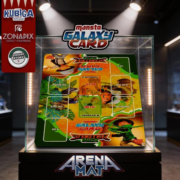 BERKUALITAS Monsta Galaxy Card Arena Mat / Arena Mat Boboiboy
