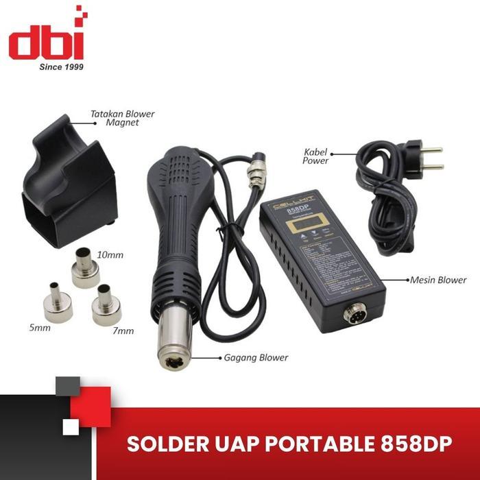 Solder Uap - Blower - Air Gun Portable Digital CELLKIT 858DP