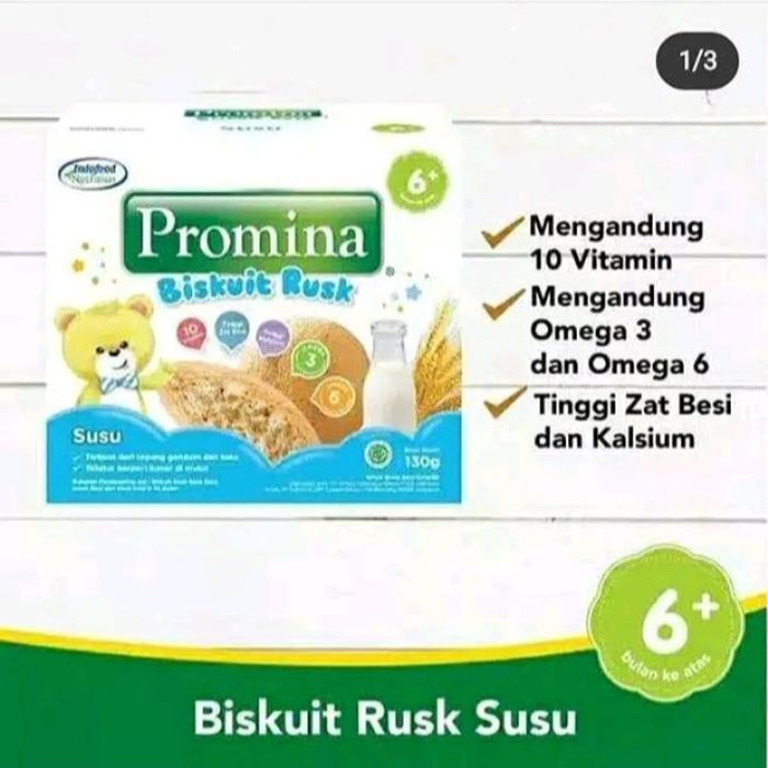 Makanan Bayi Promina Biskuit Rusk Susu