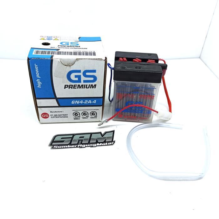 Aki Accu Accue Baterai Basah Honda Win Gs Astra 6N4-2A-4 6Volt