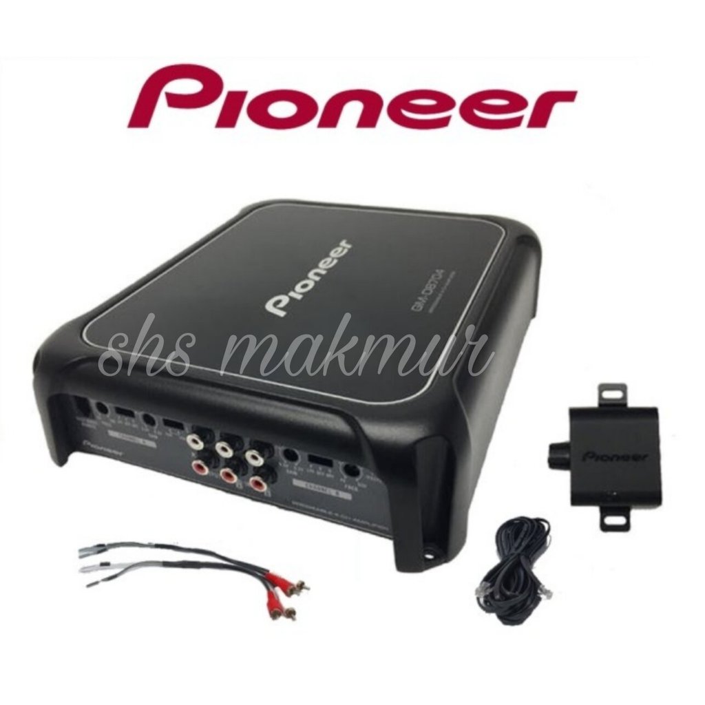PIONEER GM-D8704 /power 4 channel aplifier pioneer GM-D8704 remot bass
