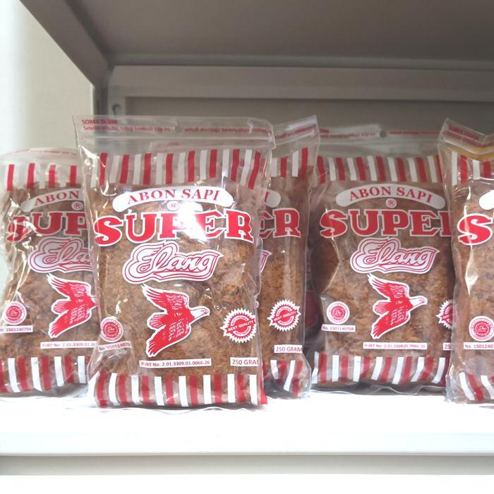 "New" Abon Sapi Cap Elang Asli Boyolali 250 gram Abon Sapi Super Cap Elang