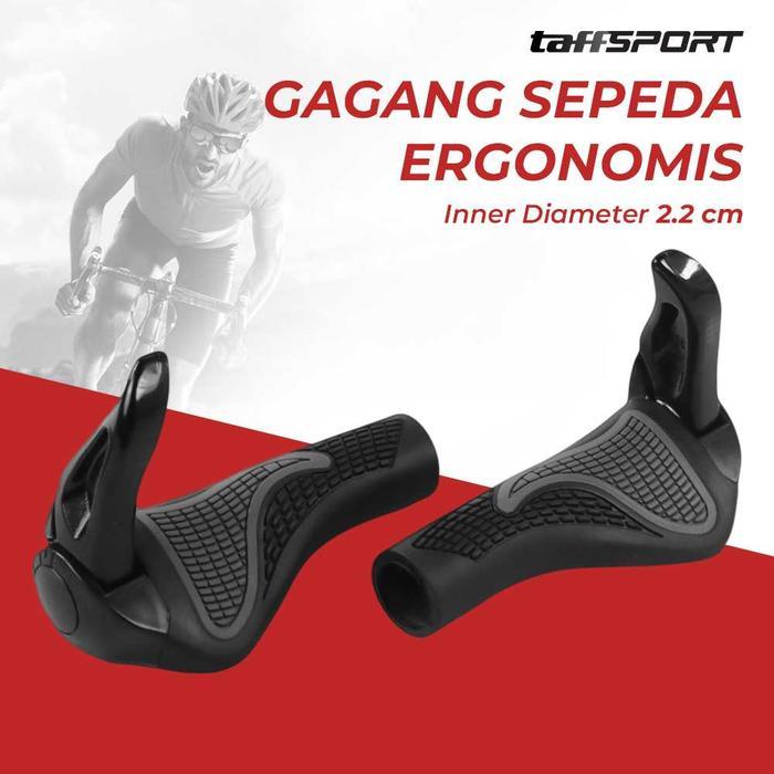 Rockbros - Grip Tanduk Stang Sepeda Mtb / Handlebar Grip Sepeda Rubber Ergonomic