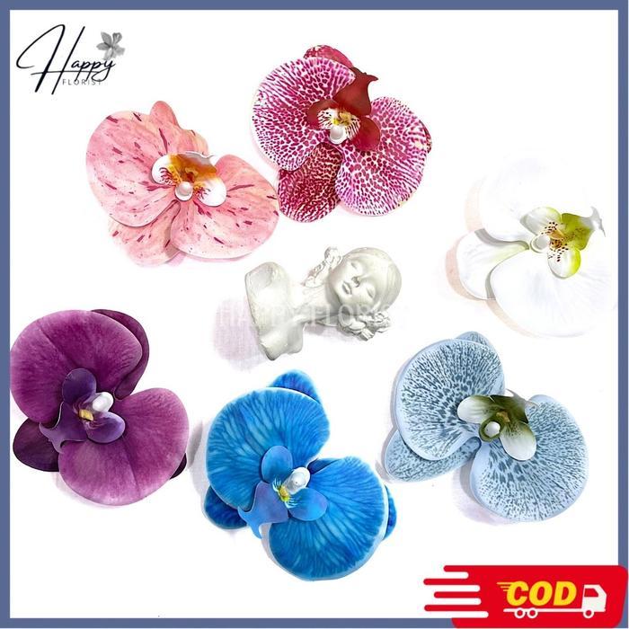 Bross Anggrek Latex / Pin Bunga Anggrek / Bross Jilbab / Bros Anggrek Latex Premium (Bros Anggrek)