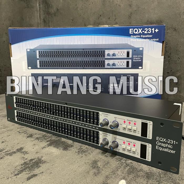 equaliser dbx eqx231 subwoofer eqx 231 sub dus biru