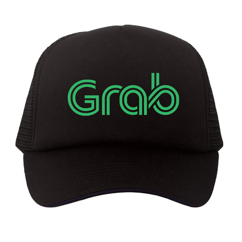 Topi Trucker Grab logo