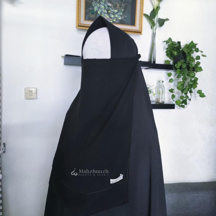 Cadar Muslim Tali Karet Siffon Murah Wolfice Premium 2 Layer Sifon Silk Silky Nyaman Hijau Jilbab