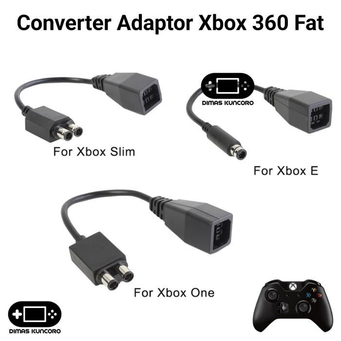 CONVERTER ADAPTOR XBOX 360 FAT CONECTOR KONEKTOR ADAPTER XBOX 360 ONE E S SLIM FAT