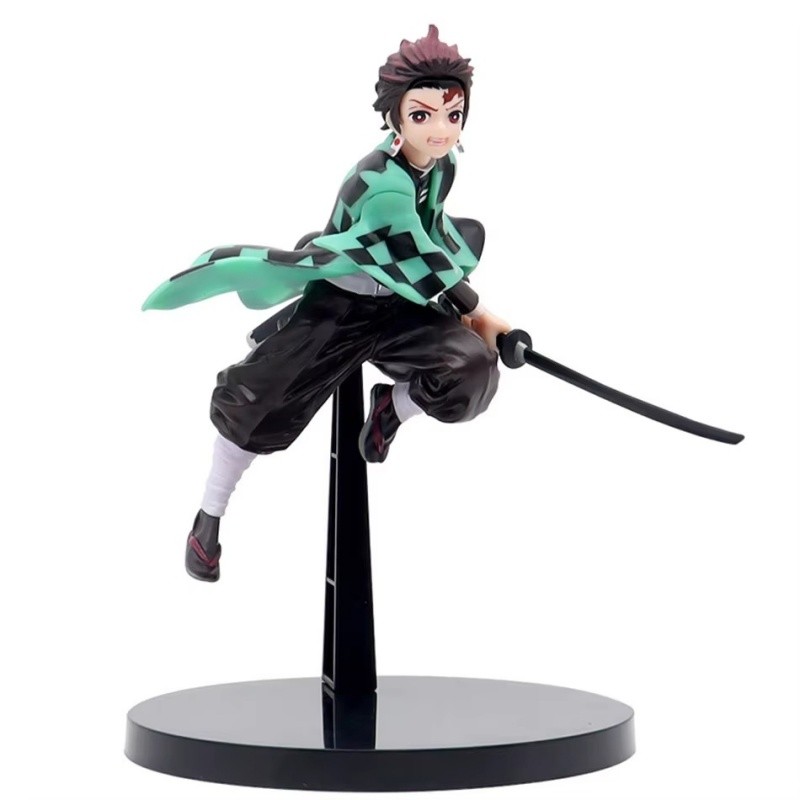 Anime Demon Slayer Kamado Tanjirou Zenitsu Figure Toys Kimetsu No Yaiba Nezuko Kamado Uzui Tengen
